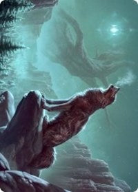Sarulf's Packmate Art Card (51) [Art Series: Kaldheim]