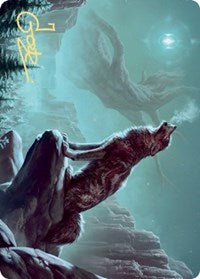 Sarulf's Packmate Art Card (Gold-Stamped Signature) (51) [Art Series: Kaldheim]