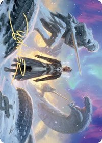Search for Glory Art Card (Gold-Stamped Signature) (7) [Art Series: Kaldheim]
