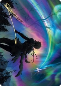 The Prismatic Bridge Art Card (Gold-Stamped Signature) (64) [Art Series: Kaldheim]