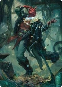 Tibalt, Cosmic Impostor Art Card (67) [Art Series: Kaldheim]