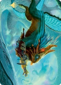 Toski, Bearer of Secrets Art Card (Gold-Stamped Signature) (52) [Art Series: Kaldheim]