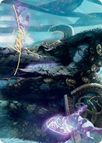 Valki, God of Lies Art Card (Gold-Stamped Signature) (28) [Art Series: Kaldheim]