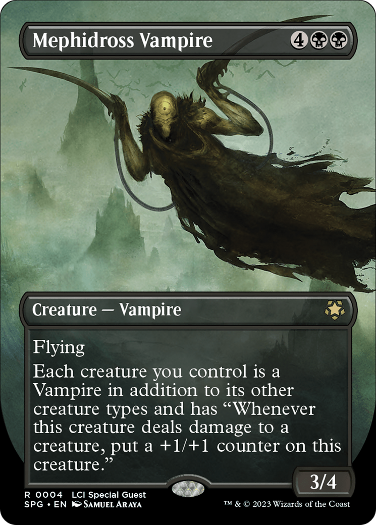Mephidross Vampire (Borderless) (SPG-004) - Special Guests Foil