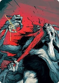 Vorinclex, Monstrous Raider Art Card (79/81) (Gold-Stamped Signature) (79) [Art Series: Kaldheim]