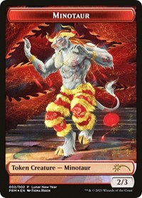 Minotaur Token (2021 Lunar New Year Promo) (2) [Unique and Miscellaneous Promos]