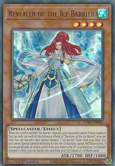 Revealer of the Ice Barrier (SDFC-EN002) [Structure Deck: Freezing Chains]