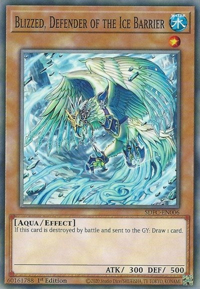 Blizzed, Defender of the Ice Barrier (SDFC-EN006) [Structure Deck: Freezing Chains]