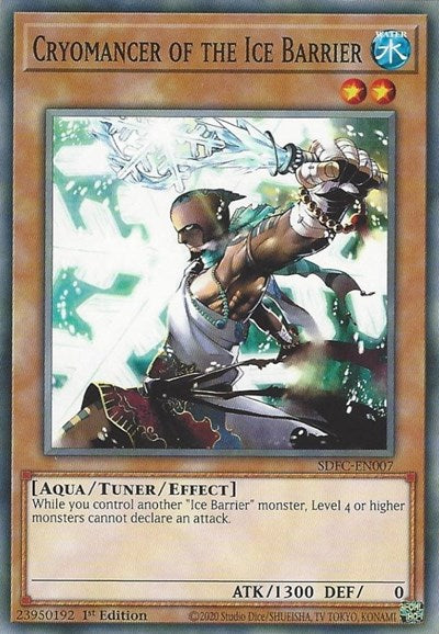 Cryomancer of the Ice Barrier (SDFC-EN007) [Structure Deck: Freezing Chains]