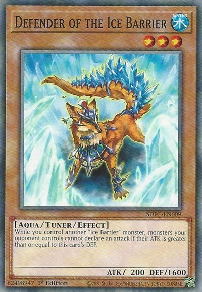 Defender of the Ice Barrier (SDFC-EN009) [Structure Deck: Freezing Chains]