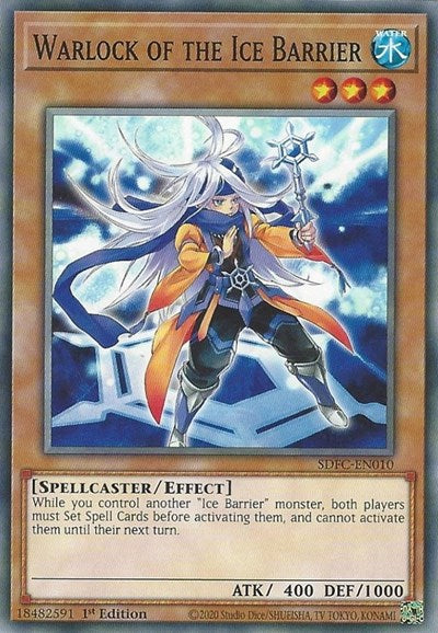 Warlock of the Ice Barrier (SDFC-EN010) [Structure Deck: Freezing Chains]
