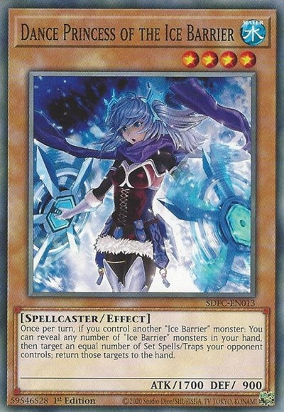 Dance Princess of the Ice Barrier (SDFC-EN013) [Structure Deck: Freezing Chains]