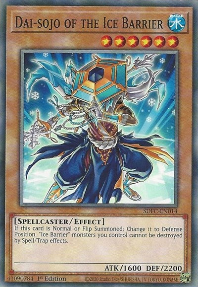 Dai-sojo of the Ice Barrier (SDFC-EN014) [Structure Deck: Freezing Chains]