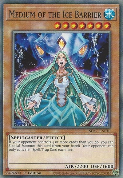 Medium of the Ice Barrier (SDFC-EN016) [Structure Deck: Freezing Chains]