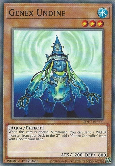 Genex Undine (SDFC-EN020) [Structure Deck: Freezing Chains]