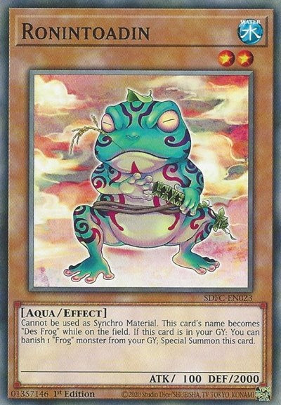 Ronintoadin (SDFC-EN023) [Structure Deck: Freezing Chains]