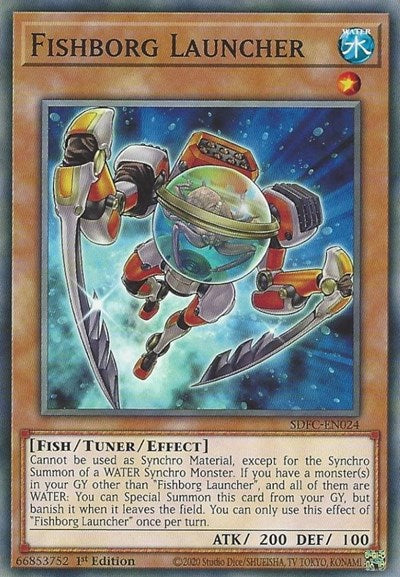 Fishborg Launcher (SDFC-EN024) [Structure Deck: Freezing Chains]