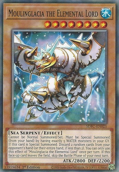 Moulinglacia the Elemental Lord (SDFC-EN025) [Structure Deck: Freezing Chains]