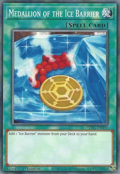 Medallion of the Ice Barrier (SDFC-EN030) [Structure Deck: Freezing Chains]