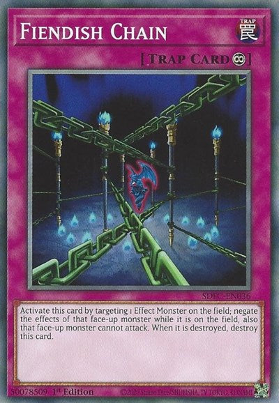 Fiendish Chain (SDFC-EN036) [Structure Deck: Freezing Chains]
