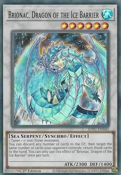 Brionac, Dragon of the Ice Barrier (SDFC-EN043) [Structure Deck: Freezing Chains]