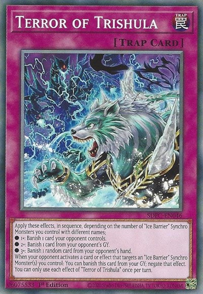 Terror of Trishula (SDFC-EN046) [Structure Deck: Freezing Chains]