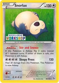 Snorlax - 80/106 (Build-a-Bear Workshop Exclusive) (080/106) [Miscellaneous Cards & Products]