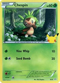 Chespin - 6/25 (006/025) [McDonald's 25th Anniversary Promos]