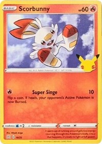 Scorbunny - 16/25 (016/025) [McDonald's 25th Anniversary Promos]
