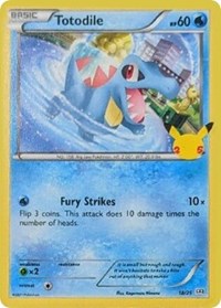Totodile - 18/25 (018/025) [McDonald's 25th Anniversary Promos]