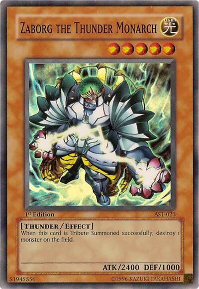 Zaborg the Thunder Monarch (AST-023) [Ancient Sanctuary]