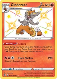 Cinderace (SV017/SV122) [Shining Fates: Shiny Vault]