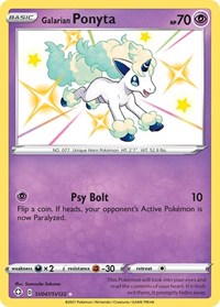 Galarian Ponyta (SV047/SV122) [Shining Fates: Shiny Vault]