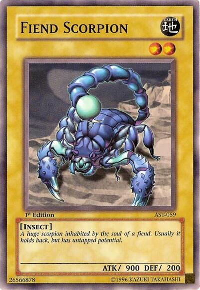 Fiend Scorpion (AST-059) [Ancient Sanctuary]