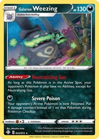 Galarian Weezing (042/072) [Shining Fates]