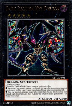 Dark Requiem Xyz Dragon (UTR) (OP15-EN002) - OTS Tournament Pack 15 Unlimited