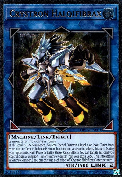 Crystron Halqifibrax (UTR) (OP15-EN003) [OTS Tournament Pack 15]