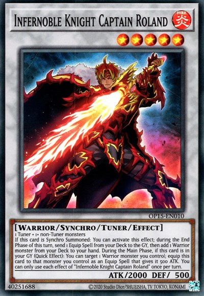 Infernoble Knight Captain Roland (OP15-EN010) [OTS Tournament Pack 15]