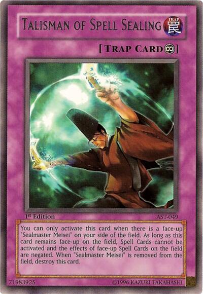 Talisman of Spell Sealing (AST-049) [Ancient Sanctuary]
