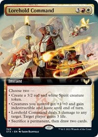 Lorehold Command (Extended Art) (345) [Strixhaven: School of Mages]