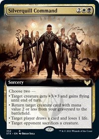 Silverquill Command (Extended Art) (352) [Strixhaven: School of Mages]