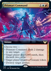 Prismari Command (Extended Art) (348) [Strixhaven: School of Mages]
