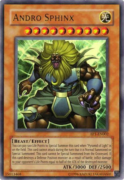 Andro Sphinx (EP1-EN002) [Yu-Gi-Oh! Movie Exclusive Pack]