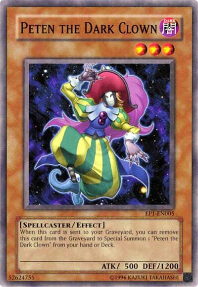 Peten the Dark Clown (EP1-EN005) [Yu-Gi-Oh! Movie Exclusive Pack]