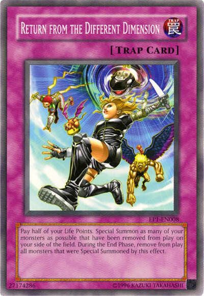 Return from the Different Dimension (EP1-EN008) [Yu-Gi-Oh! Movie Exclusive Pack]