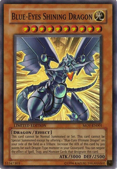 Blue-Eyes Shining Dragon (MOV-EN001) [Yu-Gi-Oh! The Movie Promo Set]