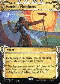 Swords to Plowshares (Foil Etched) (10) [Strixhaven: Mystical Archive]