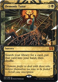 Demonic Tutor (Foil Etched) (27) [Strixhaven: Mystical Archive]
