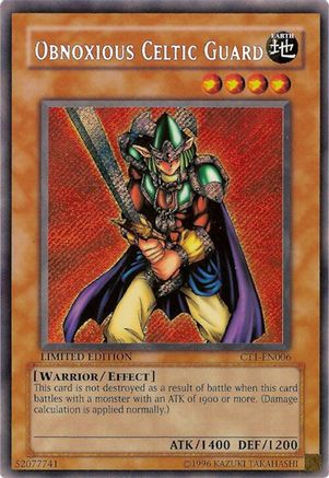 Obnoxious Celtic Guard (CT1-EN006) - 2004 Collectors Tin Limited