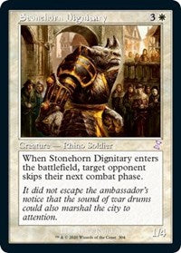 Stonehorn Dignitary (304) [Time Spiral: Remastered]